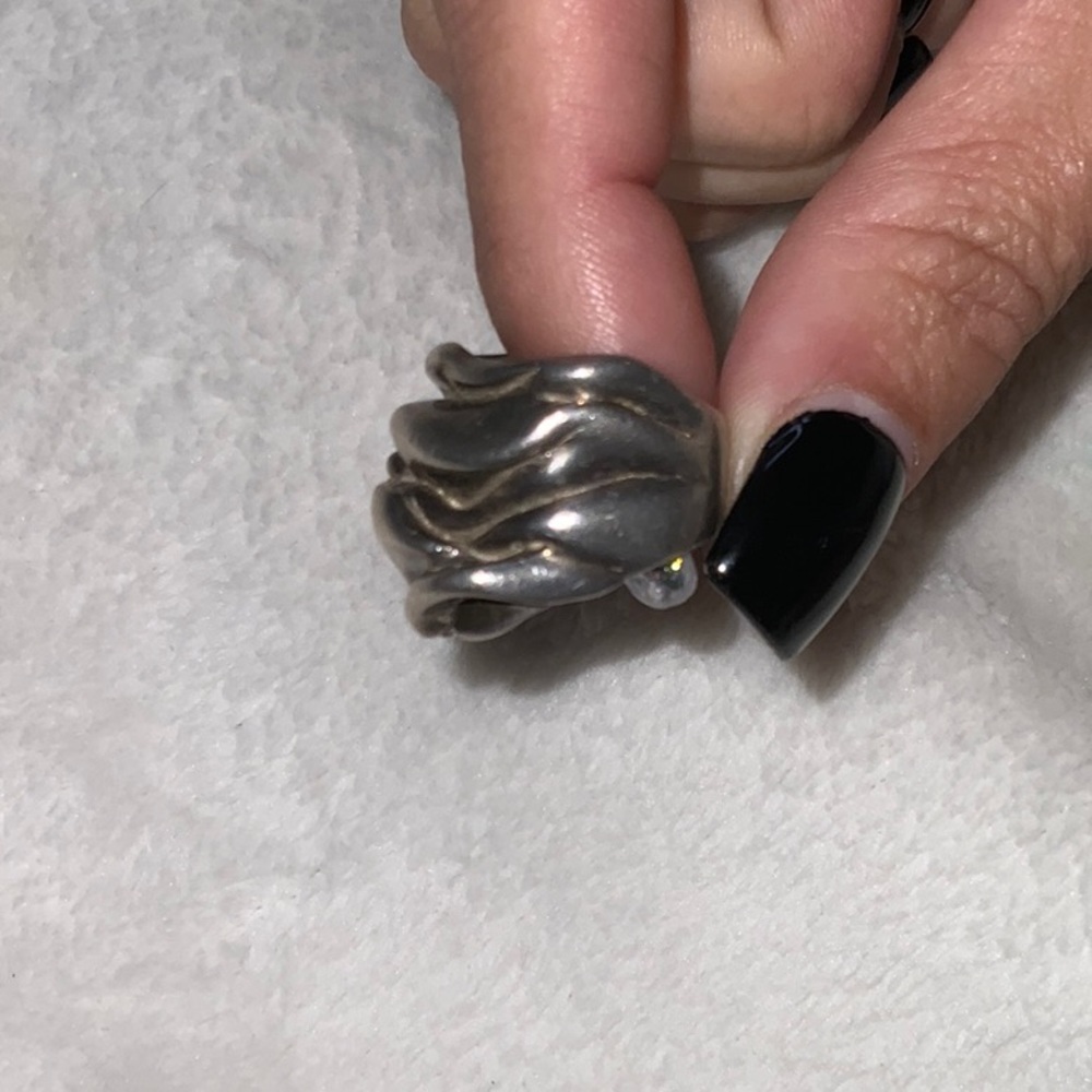 Chunky Silver Ring - Picture 3 of 3